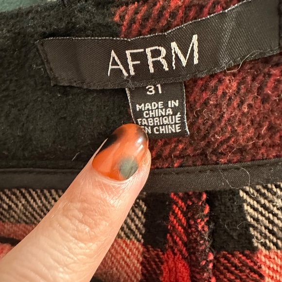 AFRM Willis Plaid Pants - Picture 6 of 6